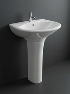 Star Washbasin with Pedestal