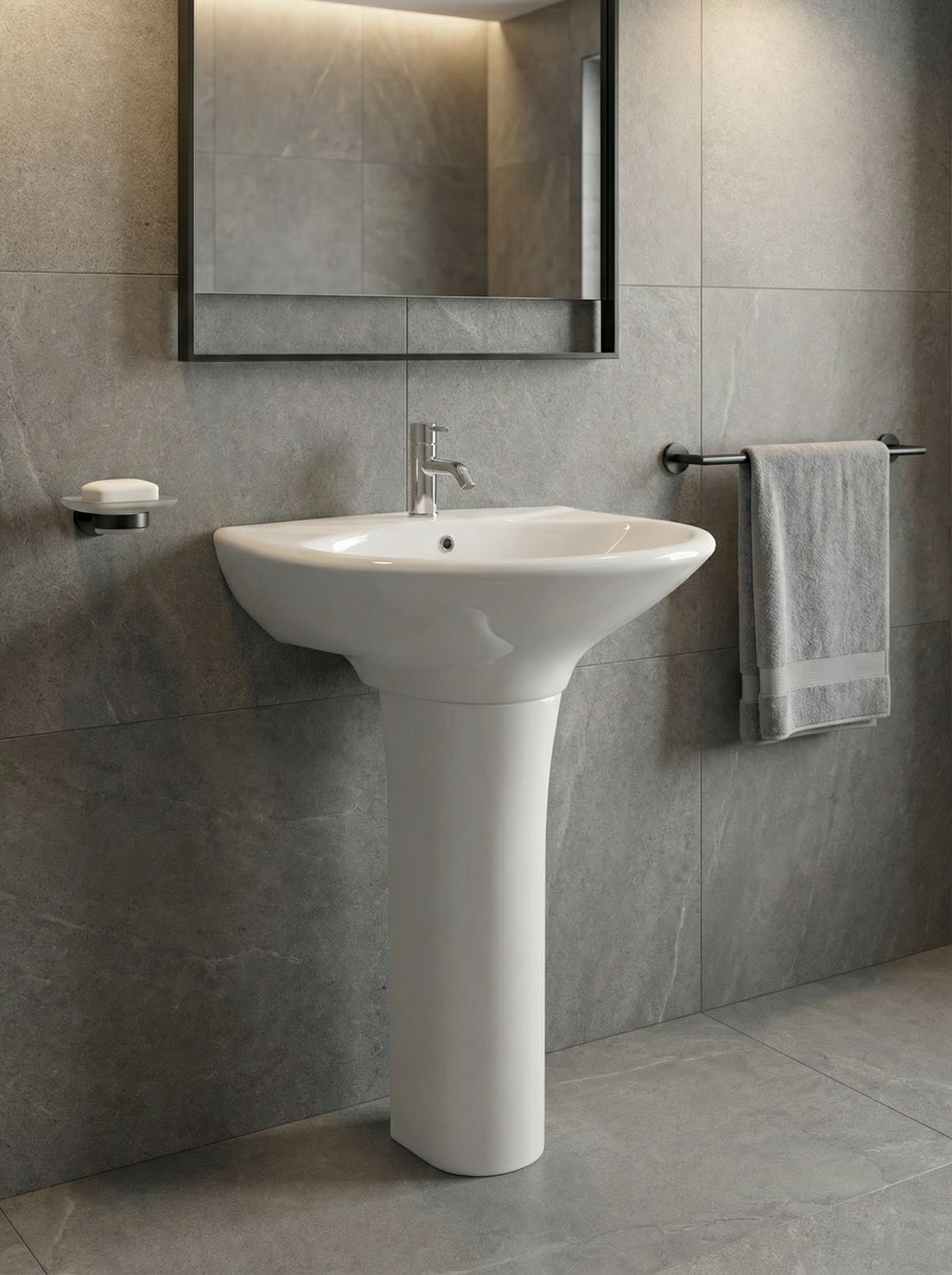 Star Washbasin with Pedestal