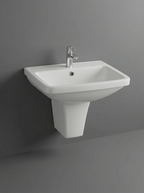 Albero Wash Basin with half pedestal